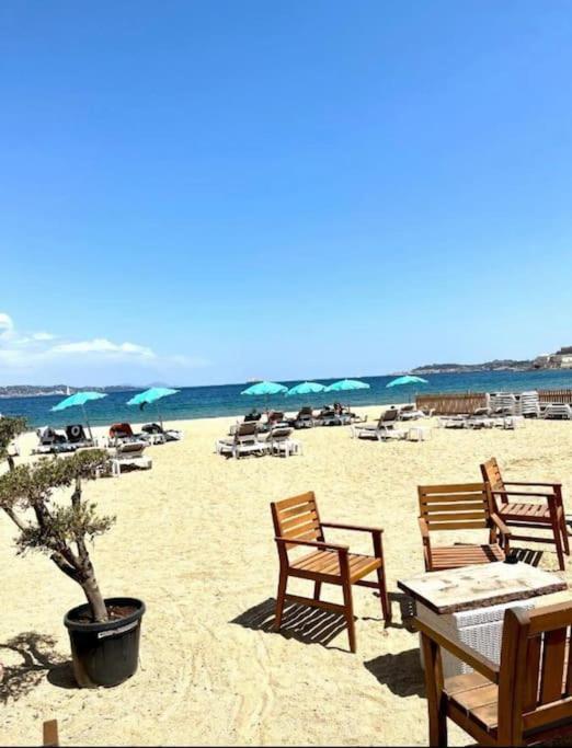 Proche St Tropez Refait A Neuf Bord De Plage Et Piscine 코골렝 외부 사진